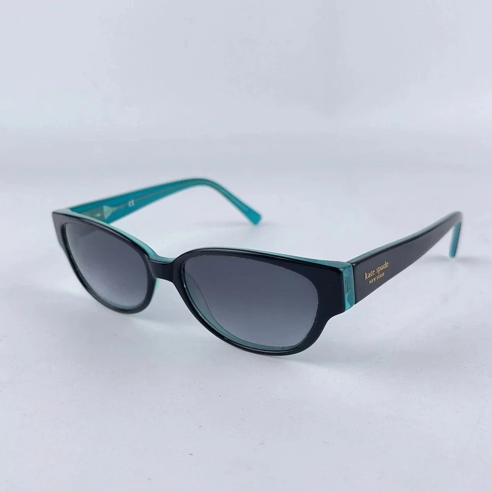 Kate Spade New York 0DH4 Y7 Women Eyeglasses Frame Black‎ Teal Round 53-15-135mm